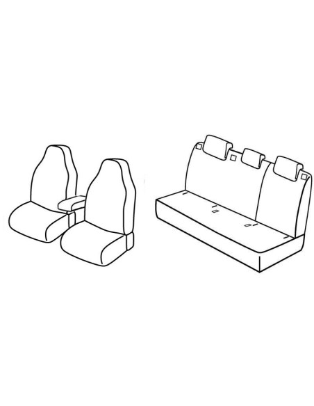 FOD.SUPERIOR BEIGE SU ORD. SKODA RAPID 5P 13 in poi 14