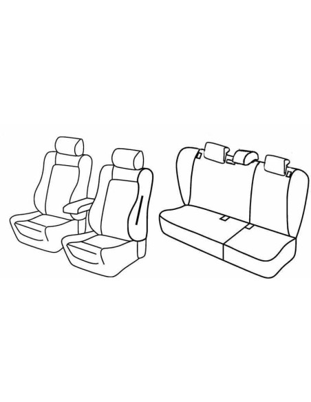 FOD.SUPERIOR NER/ROSS SU ORD. SKODA OCTAVIA 5P 04 in poi