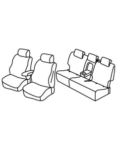 FOD.SUPERIOR NERO/BLU SU ORD. SKODA KODIAQ 17 in poi