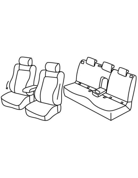 FOD.SUPERIOR BEIGE SU ORD. SKODA KAROQ 17 in poi