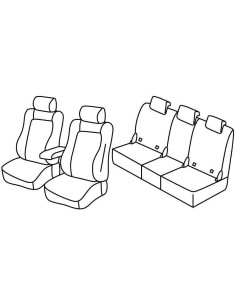 FOD.SUPERIOR NERO/BLU SU ORD. SKODA KAROQ 17 in poi