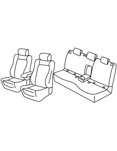 FOD.SUPERIOR BEIGE SU ORD. SKODA KAROQ 17 in poi