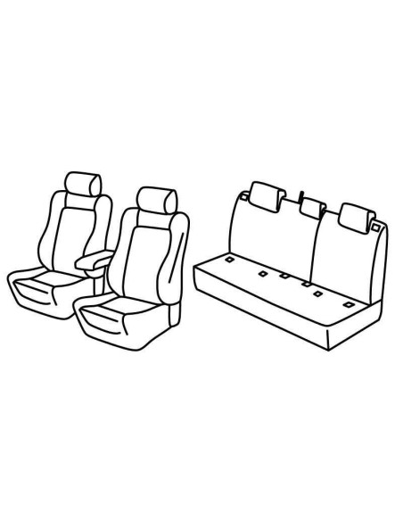 FOD.SUPERIOR NERO/BLU SU ORD. SUBARU XV 12 in poi 18