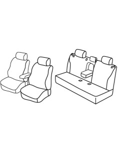 FOD.SUPERIOR BEIGE SU ORD. TOYOTA PRIUS 5P 09 in poi