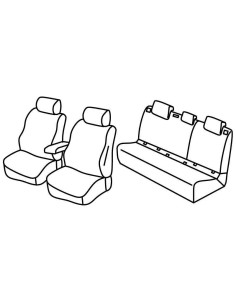 FOD.SUPERIOR NER/GRIG SU ORD. TOYOTA C-HR 16 in poi