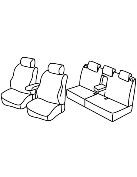 FOD.SUPERIOR NER/GRIG SU ORD. TOYOTA VERSO-S 11 in poi 15