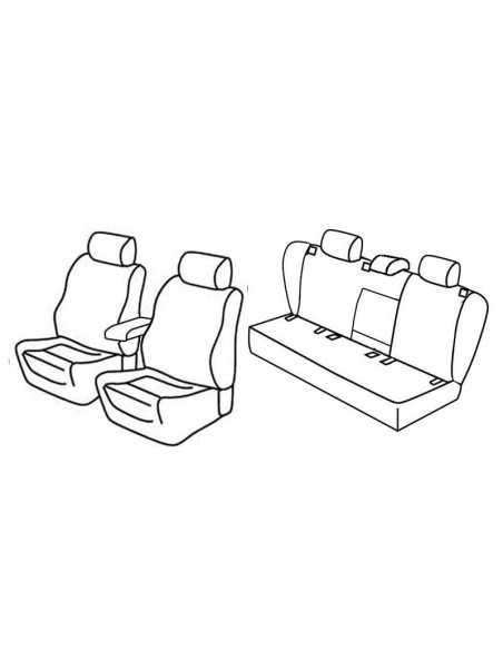 FOD.SUPERIOR GRIG/NER SU ORD. VW GOLF V 5P 03 in poi 08