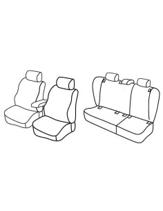FOD.SUPERIOR NER/GRIG SU ORD. VW GOLF V SW 07 in poi 09