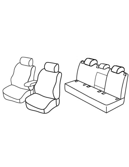 FOD.SUPERIOR NER/ROSS SU ORD. VW GOLF VI 5P 08 in poi 12