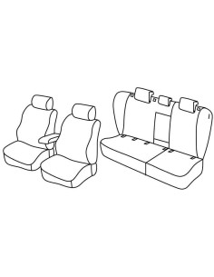 FOD.SUPERIOR NER/ROSS SU ORD. VW GOLF VI SW 09 in poi 13