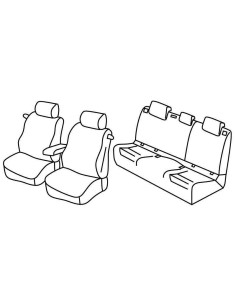 FOD.SUPERIOR GRIG/NER SU ORD. VW GOLF VII 3P 12 in poi