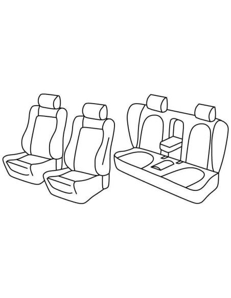 FOD.SUPERIOR NER/GRIG SU ORD. VW PASSAT CC 4P 08 in poi 1