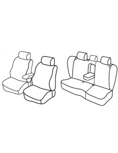 FOD.SUPERIOR NERO/BLU SU ORD. VW PASSAT SW 11 in poi 14