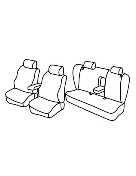 FOD.SUPERIOR NERO/BLU SU ORD. VW PASSAT 4P 96 in poi 05