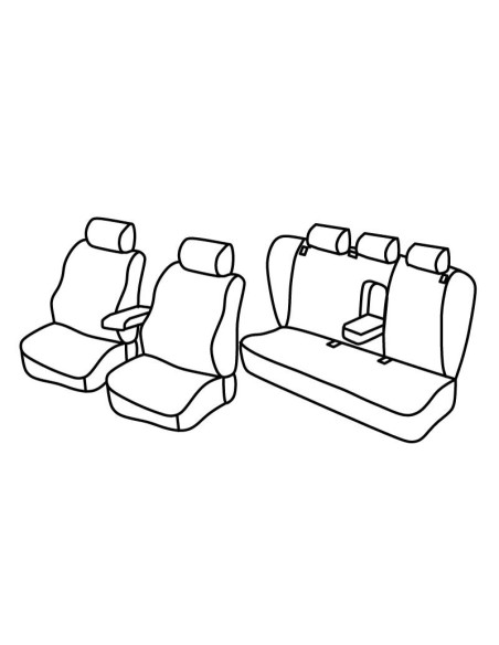 FOD.SUPERIOR NERO/BLU SU ORD. VW PASSAT 4P 96 in poi 05