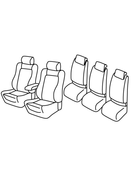 FOD.SUPERIOR NERO/BLU SU ORD. VW TOURAN 03 in poi 15