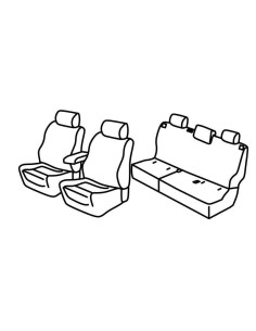 FOD.SUPERIOR NERO/BLU SU ORD. VOLKSWAGEN AMAROK 4P