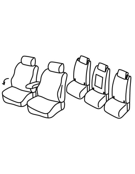 FOD.SUPERIOR NER/GRIG SU ORD. VOLKSWAGEN TOURAN 15