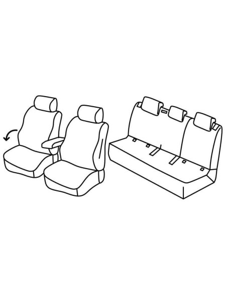 FOD.SUPERIOR BEIGE SU ORD. VOLKSWAGEN T-CROSS 19 in poi