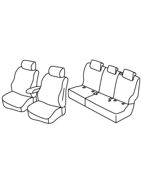 FOD.SUPERIOR GRIG/NER SU ORD. VW TOUAREG 18 in poi