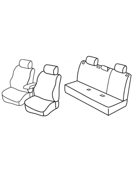 FOD.SUPERIOR BEIGE SU ORD. VOLVO V40/CROSS 12 in poi