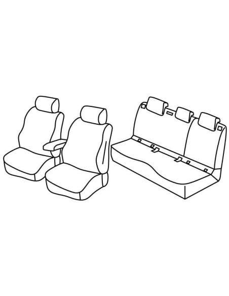 FOD.SUPERIOR GRIG/NER SU ORD. VOLVO XC40 17 in poi