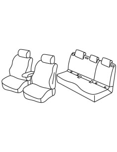 FOD.SUPERIOR NER/GRIG SU ORD. VOLVO XC40 17 in poi