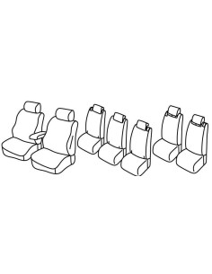 FOD.SUPERIOR NERO/BLU SU ORD. FORD GALAXY 15 in poi