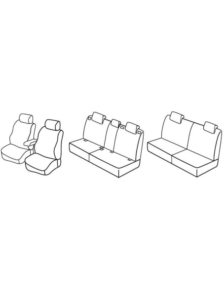 FOD.SUPERIOR BEIGE SU ORD. HYUNDAI SANTA FE 06 in poi 12