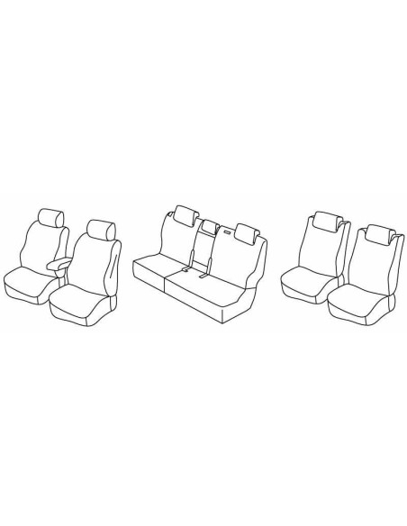 FOD.SUPERIOR NER/GRIG SU ORD. HYUNDAI SANTA FE 12 in poi