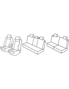 FOD.SUPERIOR BEIGE SU ORD. OPEL ZAFIRA/ONE 05 in poi 15