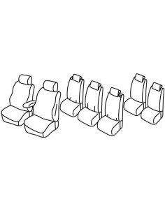 FOD.SUPERIOR BEIGE SU ORD. OPEL ZAFIRA TOURER 11 in poi