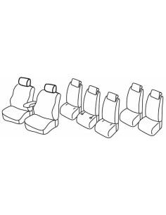 FOD.SUPERIOR NERO/BLU SU ORD. RENAULT SCENIC 09 in poi