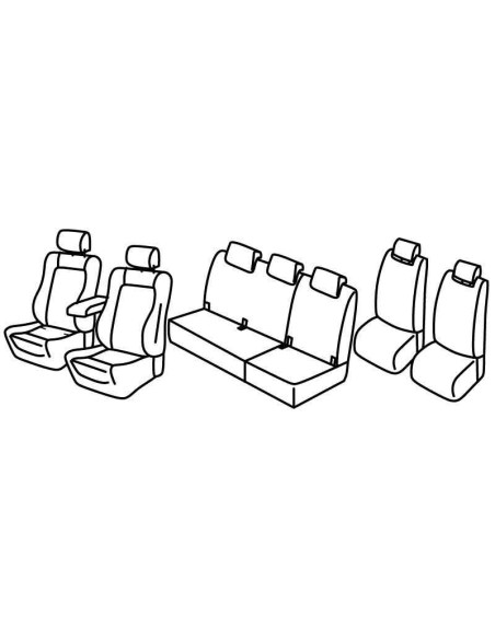 FOD.SUPERIOR NERO/BLU SU ORD. RENAULT GRAND SCENIC