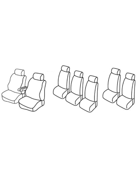 FOD.SUPERIOR NERO/BLU SU ORD. VW SHARAN 95 in poi 10