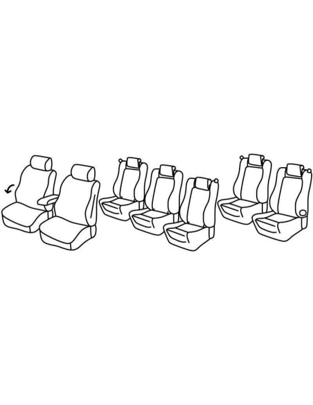 FOD.SUPERIOR GRIG/NER SU ORD. VW SHARAN 10 in poi