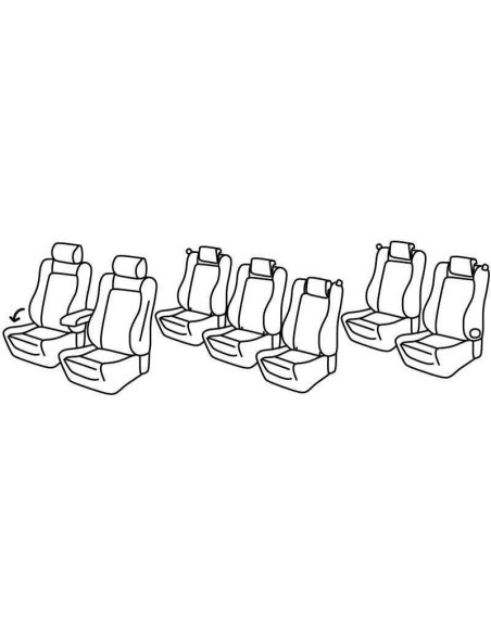 FOD.SUPERIOR NER/GRIG SU ORD. VW SHARAN 10 in poi