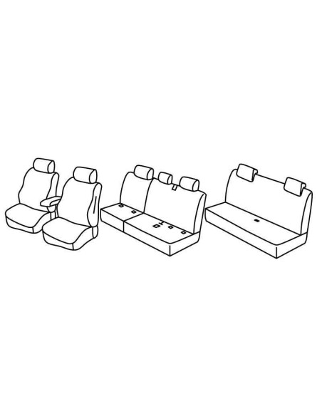 FOD.SUPERIOR GRIG/NER SU ORD. VW CADDY 15 in poi