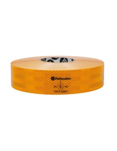 NASTRO PREMIUM GIALLO 50M.SUP RIGIDE OMOLOGATO ECE