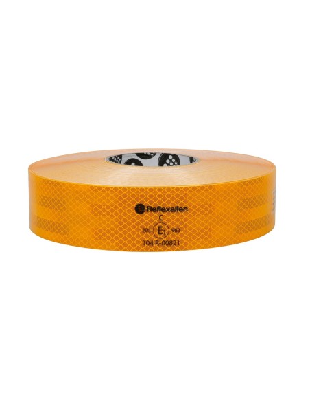 NASTRO PREMIUM GIALLO 50M.SUP RIGIDE OMOLOGATO ECE