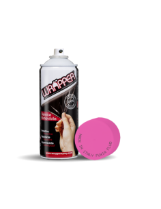 WRAPPER FUXIA FLUO PELLICOLA SPRAY REMOVIBILE 400