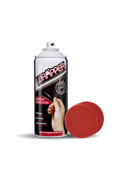 WRAPPER ROSSO FUOCO PELLICOLA SPRAY REMOVIBILE 400