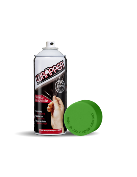 WRAPPER VERDE KAWASAKI PELLIC OLA SPRAY REMOVIBILE