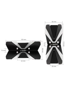 KIT 2 PEDALI ALLUMINIO E GOMMA/KIT 2 ALUMINIUM AND 963 SIMONI RACING