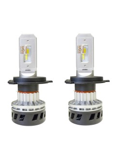 KIT 2 LAMPADE LED H4 C/DISSIP.CON VENTOLA 5000LUME