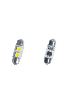 31MM KIT 2 LAMPADINE A 2SMD LED / KIT 2 PCS. 2SMD