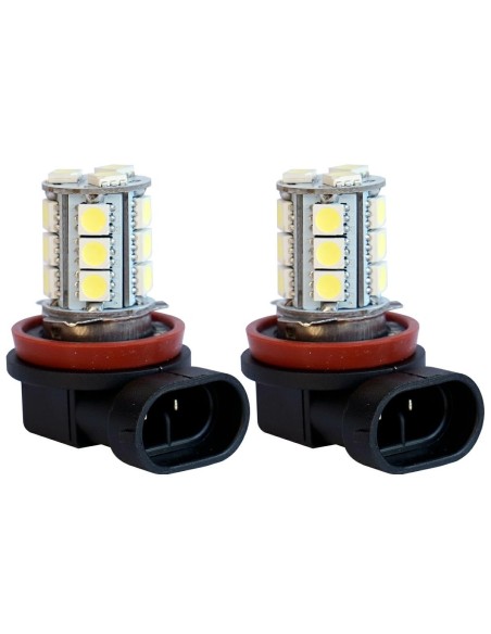 LED SERIES KIT 2 LAMPADINE TIPO H11 12V 12 LED / K
