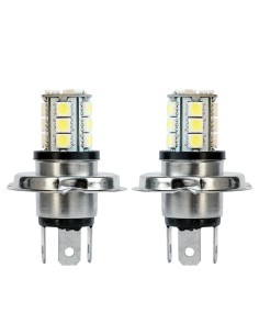 LED SERIES KIT 2 LAMPADINE TIPO H4 12V 18 LED / KI