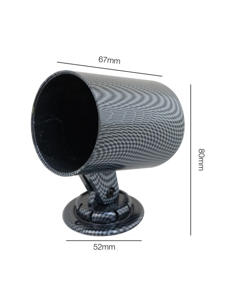 PORTA STRUMENTI DA CRUSCOTTO CON PIEDISTALLO CARBO