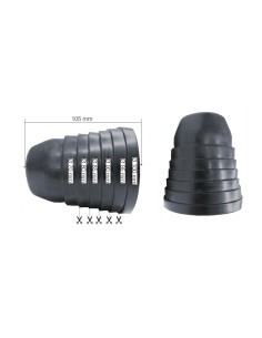 KIT 2 CAPPUCCI GOMMA UNIVERSALI PER LED CONVERSION